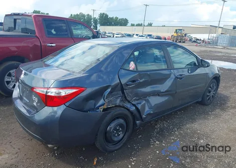 2016 Toyota Corolla Le из США, поврежденный, VIN 2T1BURHE7GC651689